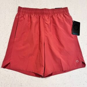 Skora Running Shorts Qwick Dry Lined Athletic Run Work Out Gym Coral Men's Small